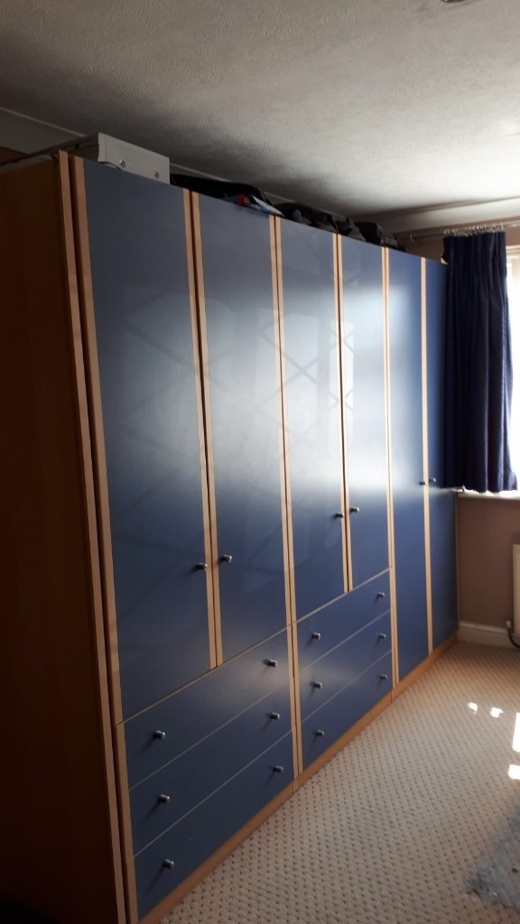 Mfi Blue Fitted Wardrobes In Royton Manchester Gumtree