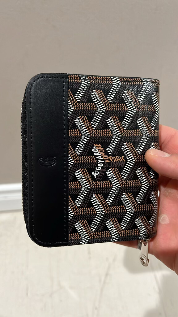 Goyard PM Matignon Zip Wallet Coated Canvas | eBay