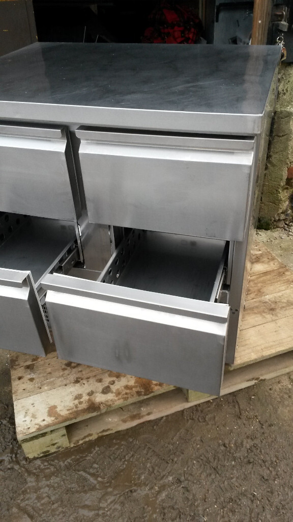 Stainless Steel Workbench Workstation Studio Storage Unit in