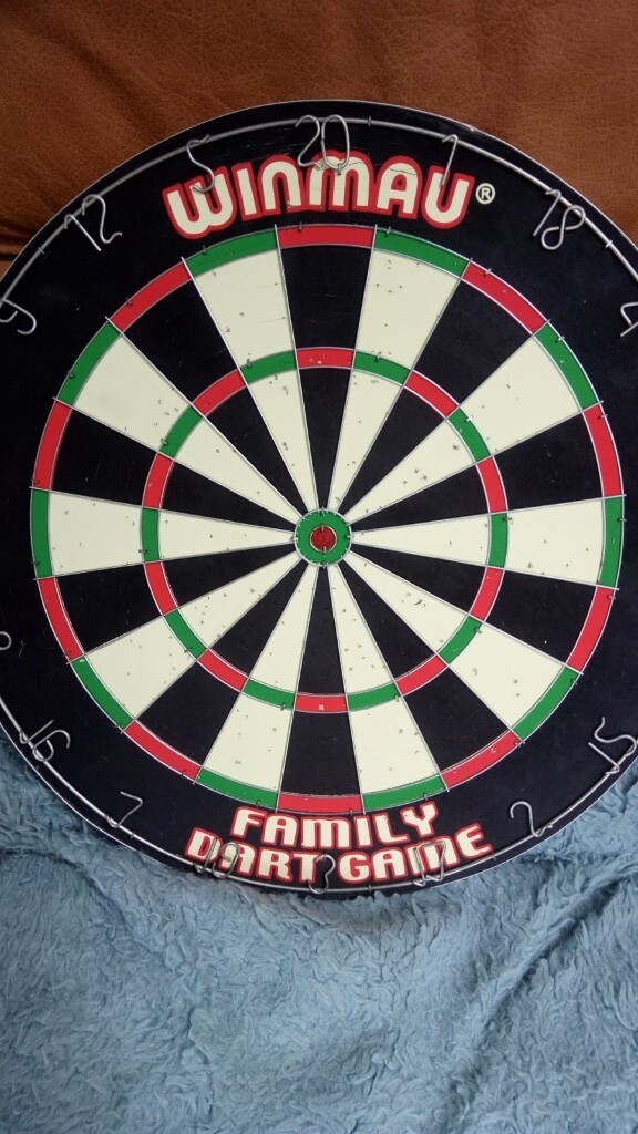 Winmau Dart Board & Set of Darts in Sandbach, Cheshire Gumtree