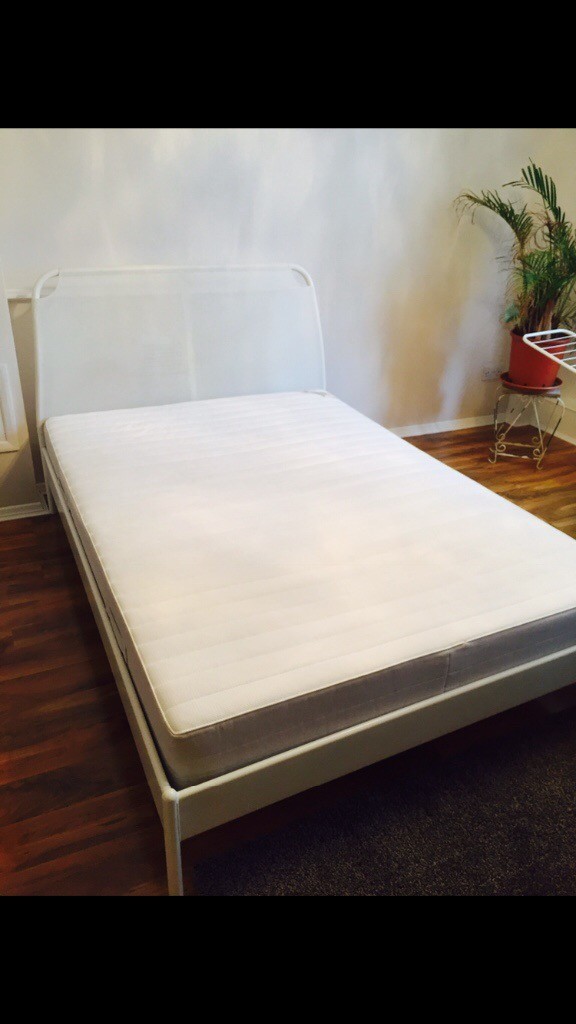 Ikea Duken Double bedframe with mattress in Queens Park, London Gumtree