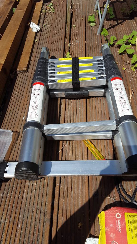 telescopic folding ladder 5m