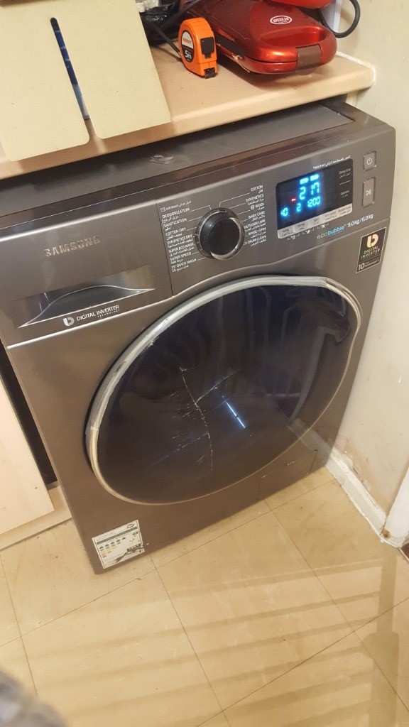 Washing machine samsung ecobubble 9.0kg/6.0kg in Ipswich, Suffolk
