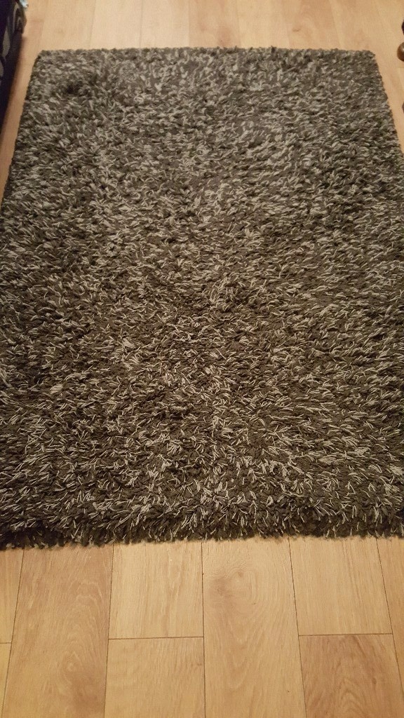 Dunelm Mill Charcoal Two Tone Slumber Shaggy Rug in Sydenham, Belfast Gumtree