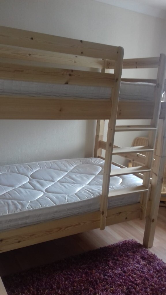 Carpenter handmade bespoke bunk beds, nearly new in perfect condition