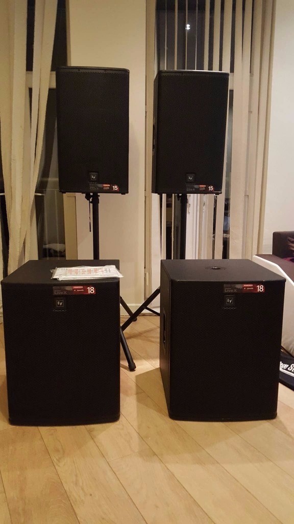 ElectroVoice EV ELX118P 18inch 700W Active DJ PA Club Bass Bin