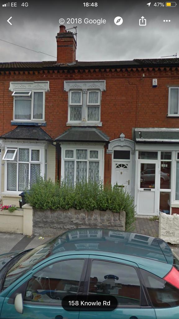 2 bedroom Birmingham city council house and 2 living rooms in Hall