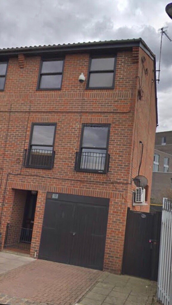 three bedroom council house with front and back garden and Garage in