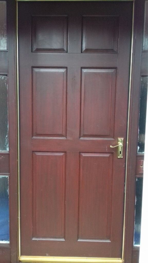 FRONT DOOR Mahogany Wood External Exterior Solid