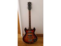 Audition Semi Acoustic Electric Guitar 1960's from Woolworths