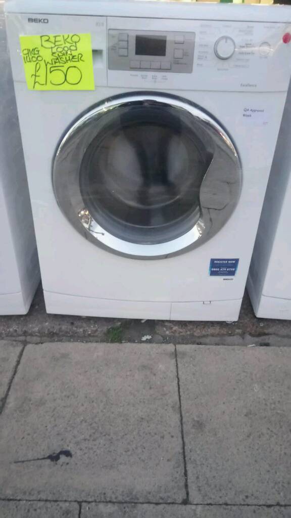 BEKO 9KG LOAD 1400 SPIN WASHING MACHINE IN WHITE in Bolton