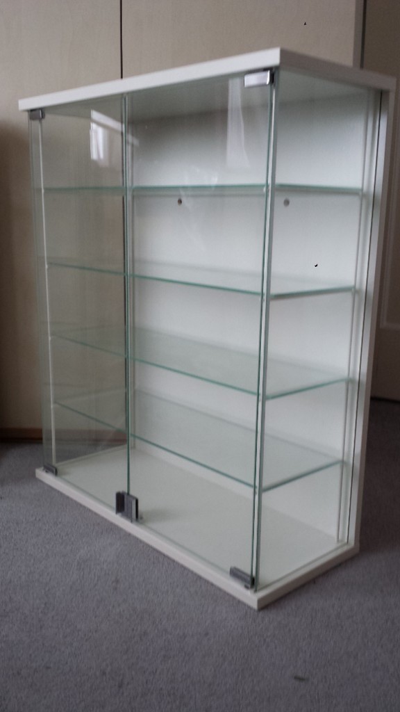 Glass wall display unit in Caldicot, Monmouthshire Gumtree