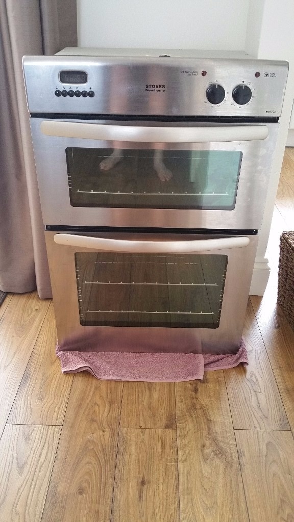 Stoves Newhome EFa900H stainless steel integrated double oven in