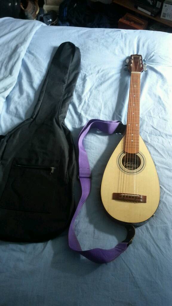 VINTAGE VTG1 ELECTRO ACOUSTIC TRAVEL GUITAR in South Normanton