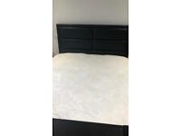 Double bed & mattress 
