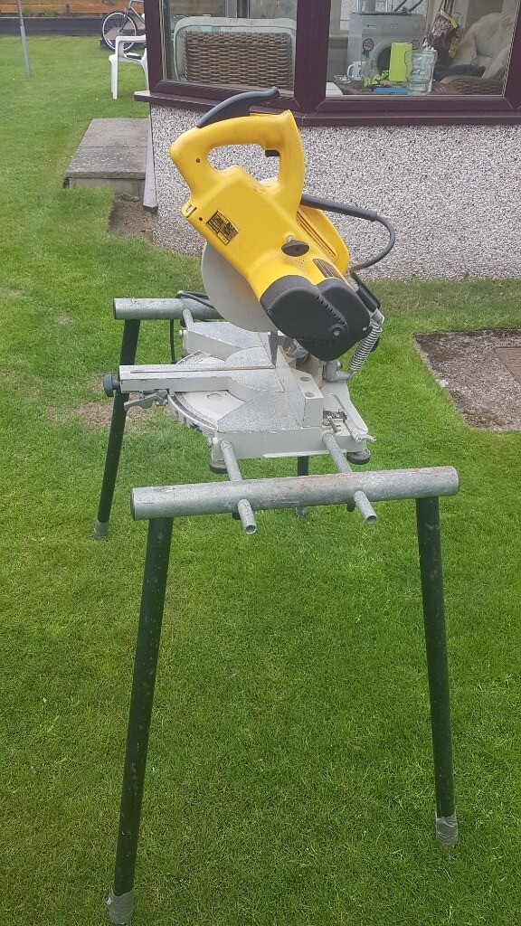 Dewalt Dw700 240v Cross Cut Mitre Saw With Leg Stands And Tool Changing Kit In Carnoustie Angus Gumtree
