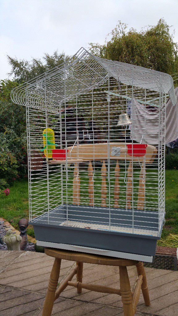 Large white bird cage 51 x 36 x 80cm in Blofield, Norfolk Gumtree