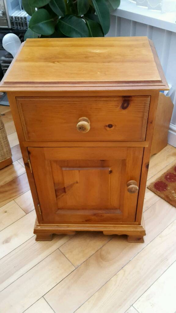 2 x Antique pine bedside in Hartlepool, County Durham Gumtree
