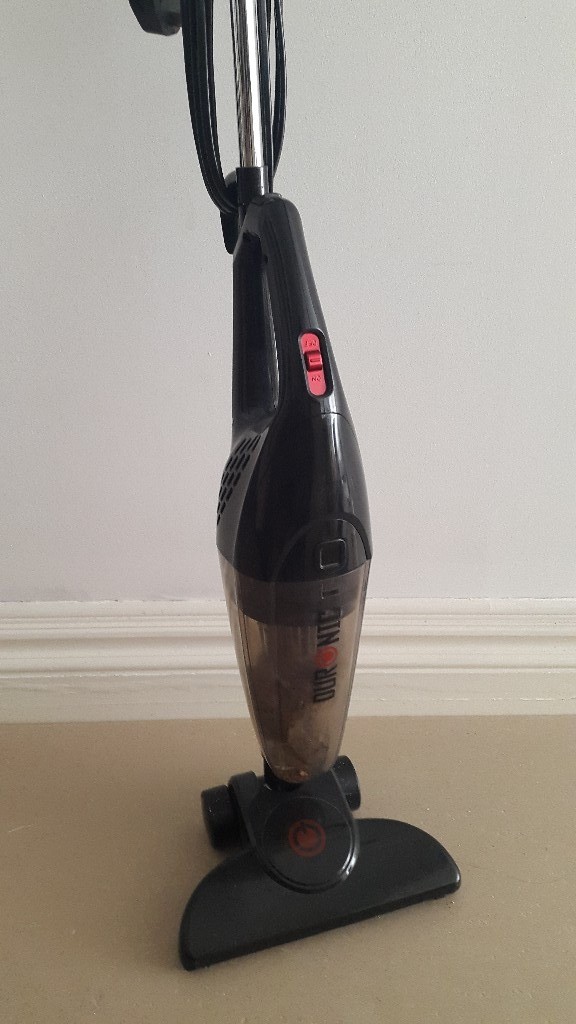 Duronic VC7/BK upright compact bagless small stick vacuum cleaner black
