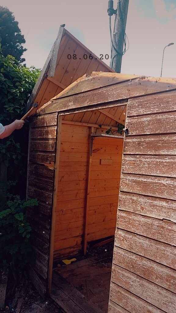 Demolished shed wood (suitable for fire wood) in 
