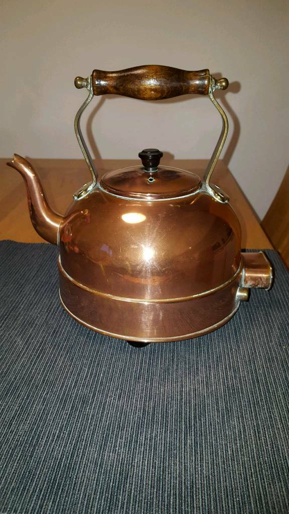 Antique Ornamental Efesca Electric Copper kettle in Ramsbottom