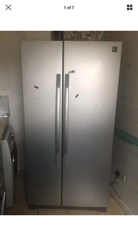 Daewoo DRS30SMI American Style Fridge Freezer Silver Side By Side