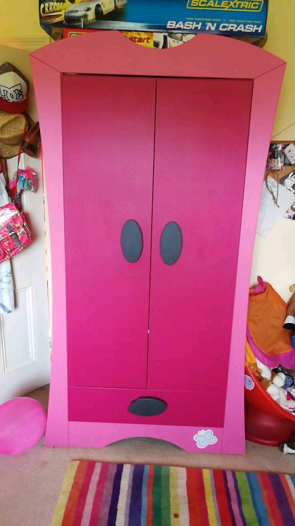 Ikea Kids Pink Wardrobe In Torquay Devon Gumtree