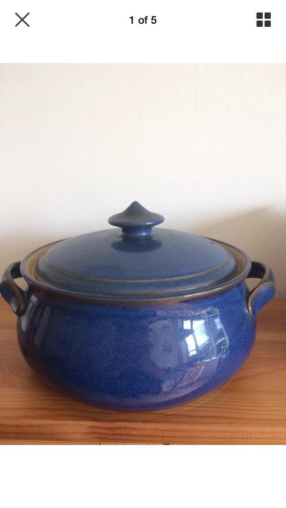 Denby pottery imperial blue casserole lidded dish pot in Sheffield, South Yorkshire Gumtree