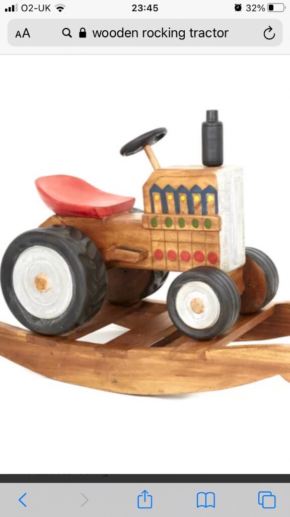 Wooden rocking tractor in Carrickfergus, County Antrim Gumtree