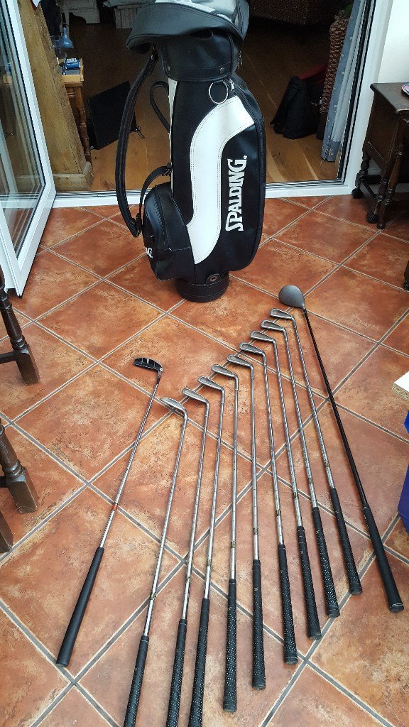 Full Set of Mens Golf Clubs Spalding Executive in Hedge End