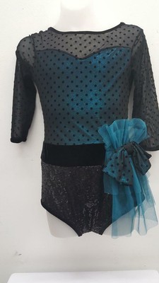 Dance Costume XL Child Blue Large Child Pink Jazz Tap DUET Competition Pageant