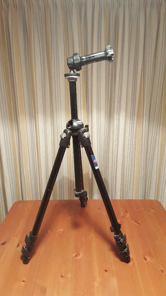MANFROTTO 55 PROB TRIPOD AND MANFROTTO 222 JOYSTICK HEAD in