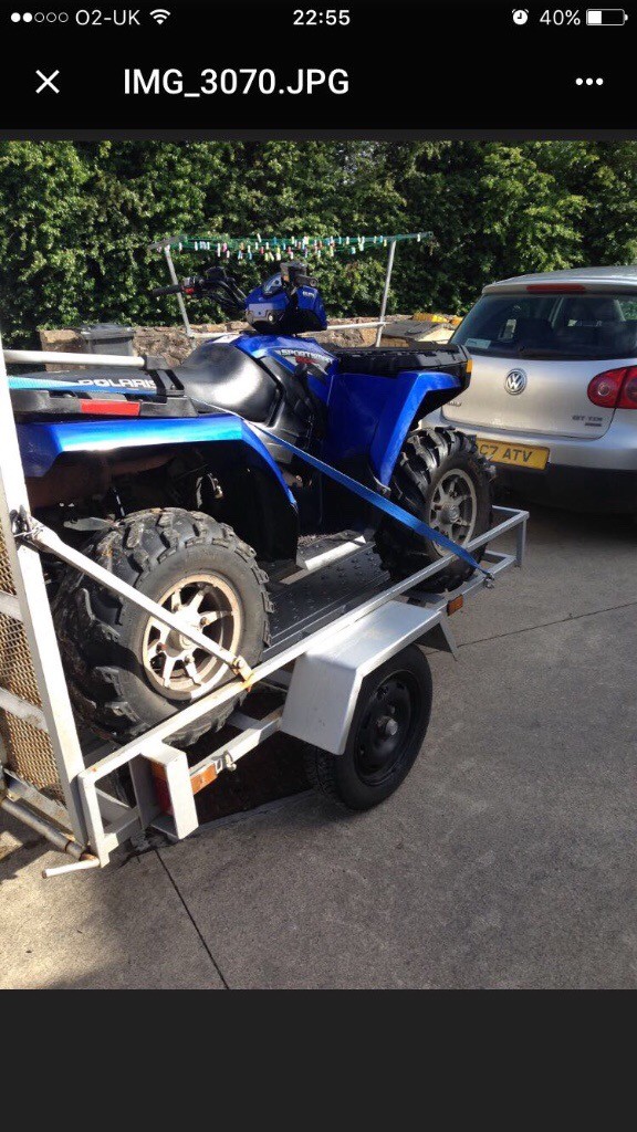 7x4 quad/lawnmower/ dirt bike trailer in Trillick, County Tyrone