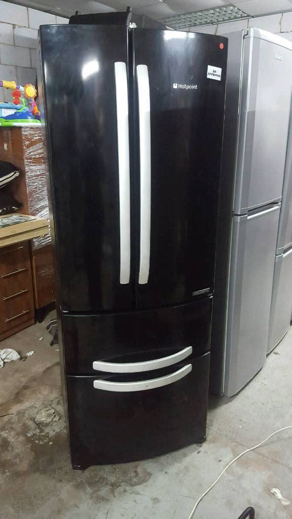 Black Hotpoint Quad Double Door Fridge Freezer With 3 Months Guarantee In Birmingham City Centre West Midlands Gumtree