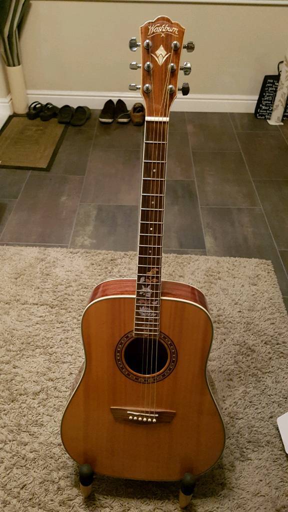 Washburn wds10 left handed acoustic guitar in Astley, Manchester