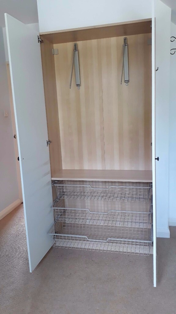 Ikea Pax Shallow Wardrobe 100w X 35d X 201h In Kemsing Kent