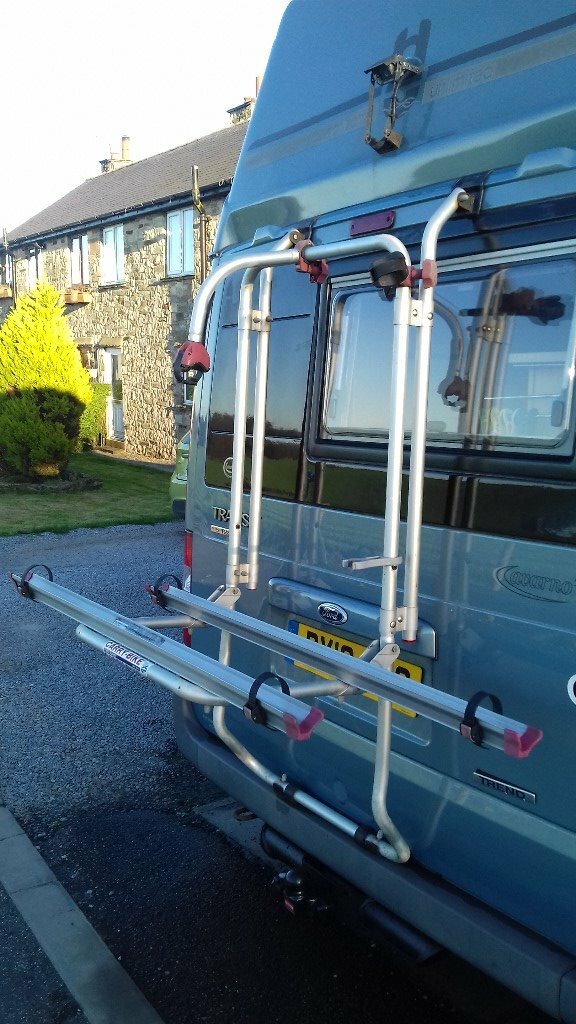 Fiamma Bike Carrier for Ford Transit Lift Back Van. (May fit other
