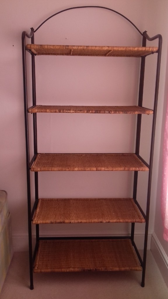Wicker shelf unit in Reigate, Surrey Gumtree