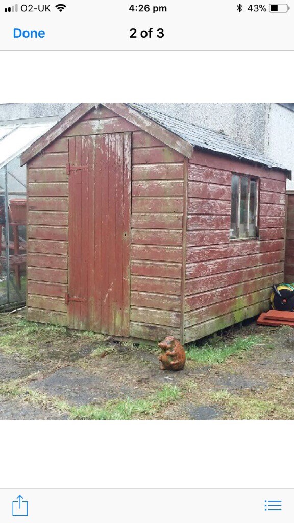 free garden shed in peterculter, aberdeen gumtree