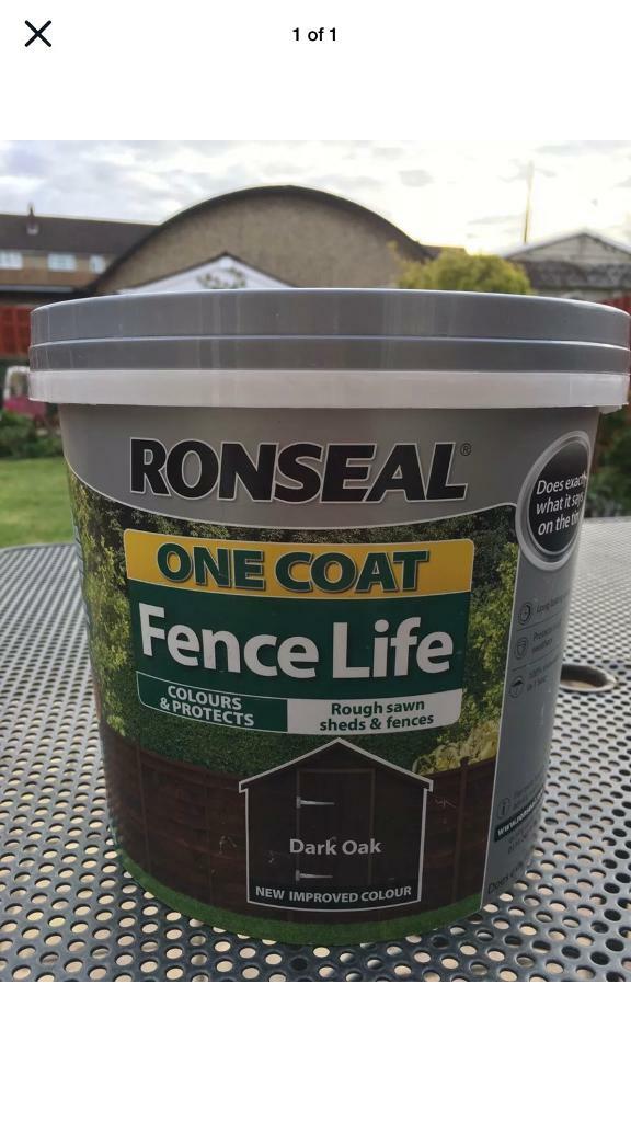 Ronseal fence plus wood stain / paint 5l in Exeter, Devon Gumtree