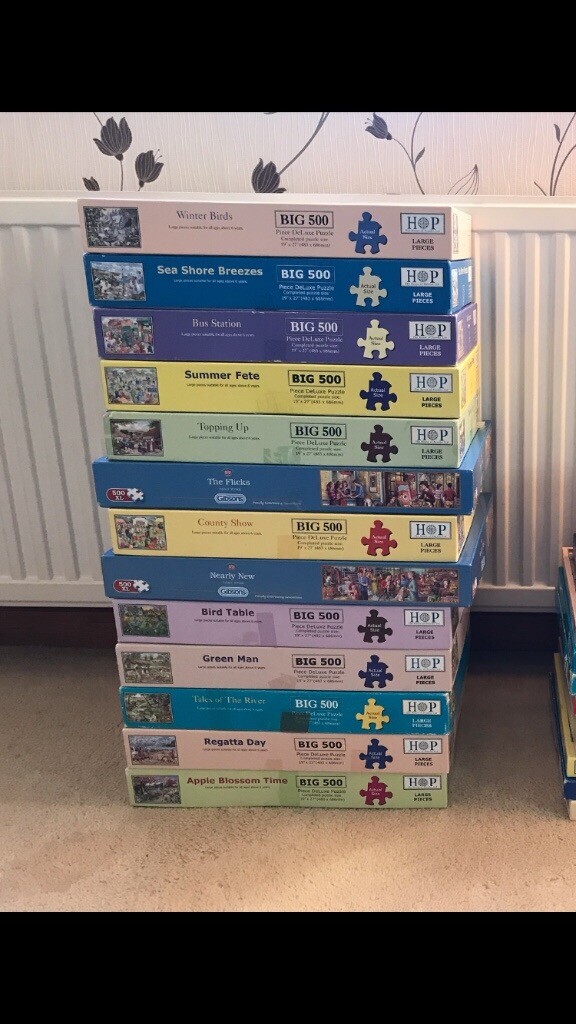 X13 Jigsaw puzzles BIG 500 / XL big piece puzzles HOP & GIBSONS in