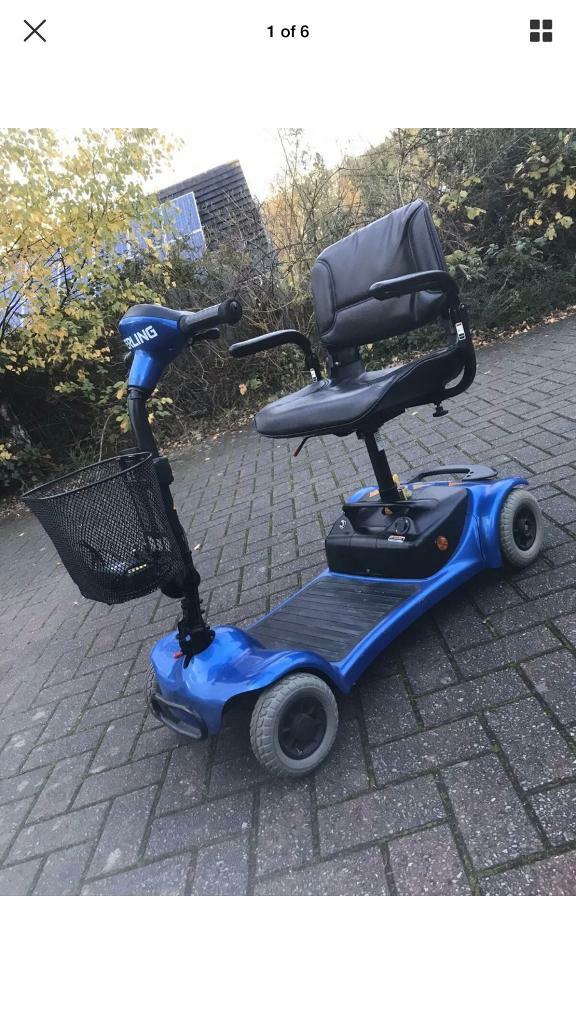 Sterling Little Gem Lightweight Portable 4mph Mobility Scooter Blue NEW