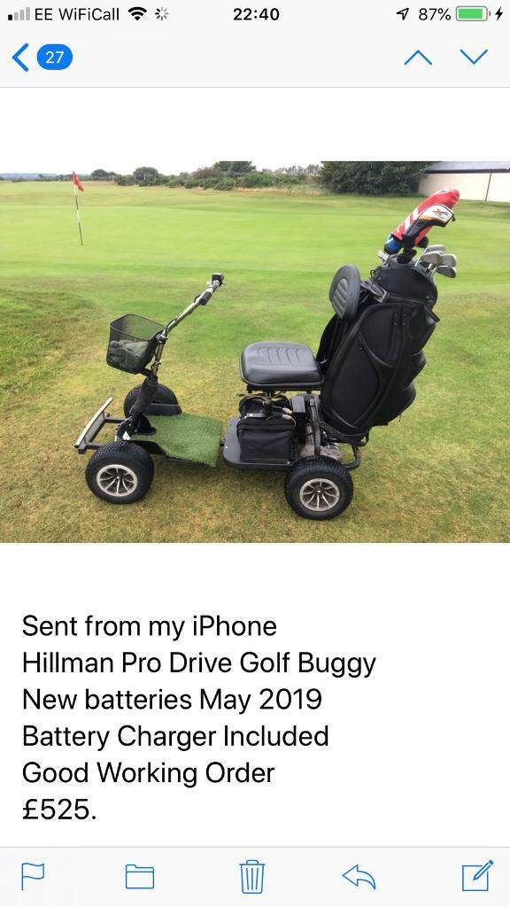 Golf Buggy Hillman Pro Drive in Troon, South Ayrshire Gumtree