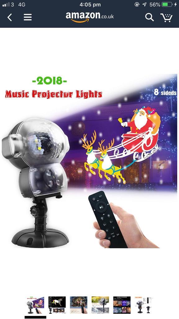 Animated christmas projector lights | in Kings Park, Glasgow | Gumtree