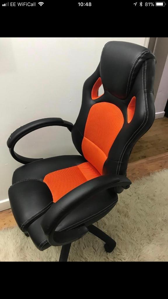 Leather Recaro Style Desk Chair in St Shropshire Gumtree