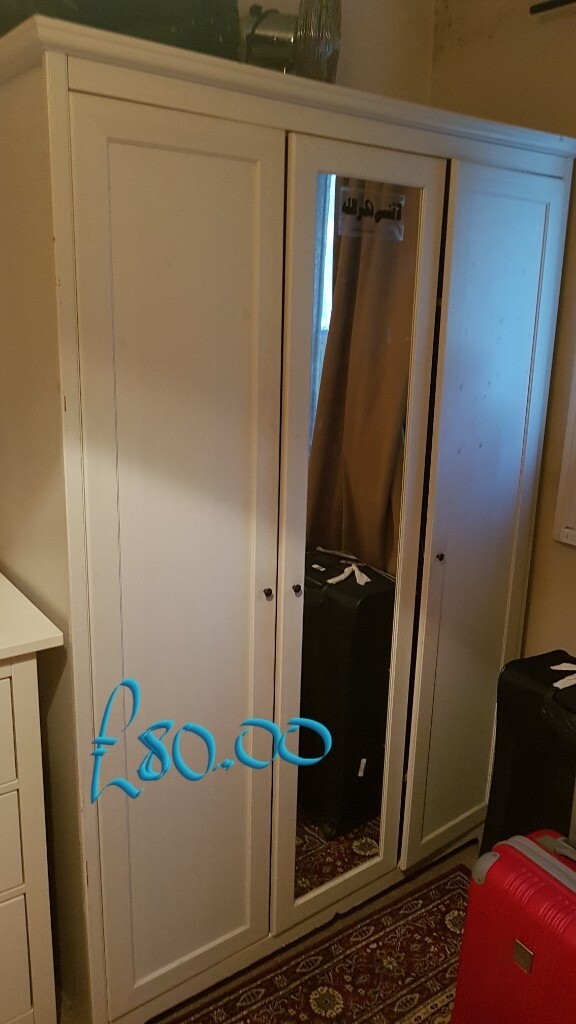Ikea 3 Door Aspelund Wardrobe Mirror In Putney London