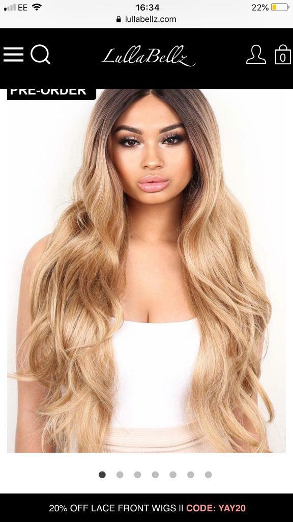 The Ciara Golden Blonde Balayage Lace Front Wig In Sturry Kent