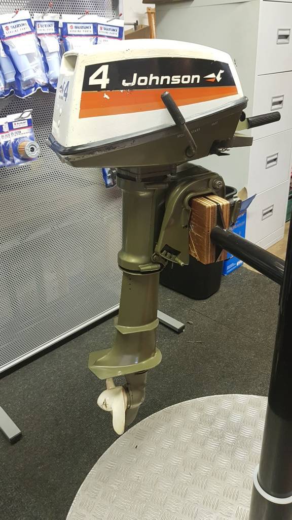 Johnson 4hp 2 cylinder short shaft Outboard in Lancing, West Sussex