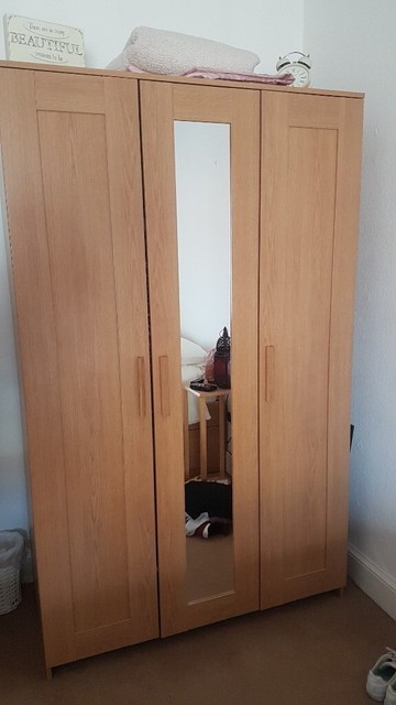 Ikea Brimnes 3 Door Wardrobe In Polwarth Edinburgh Gumtree