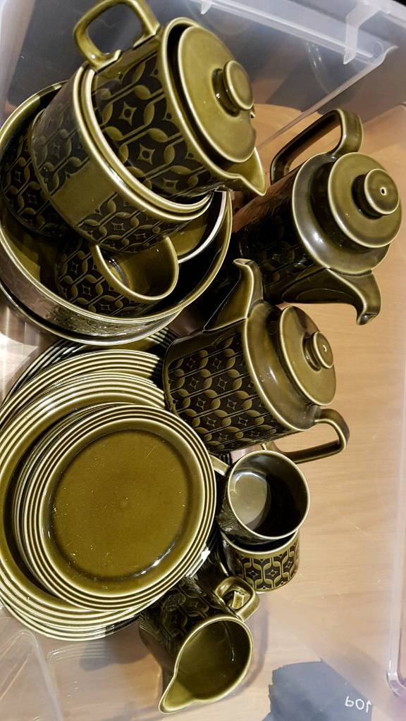 Crockery set 70s retro in Ashington, Northumberland Gumtree